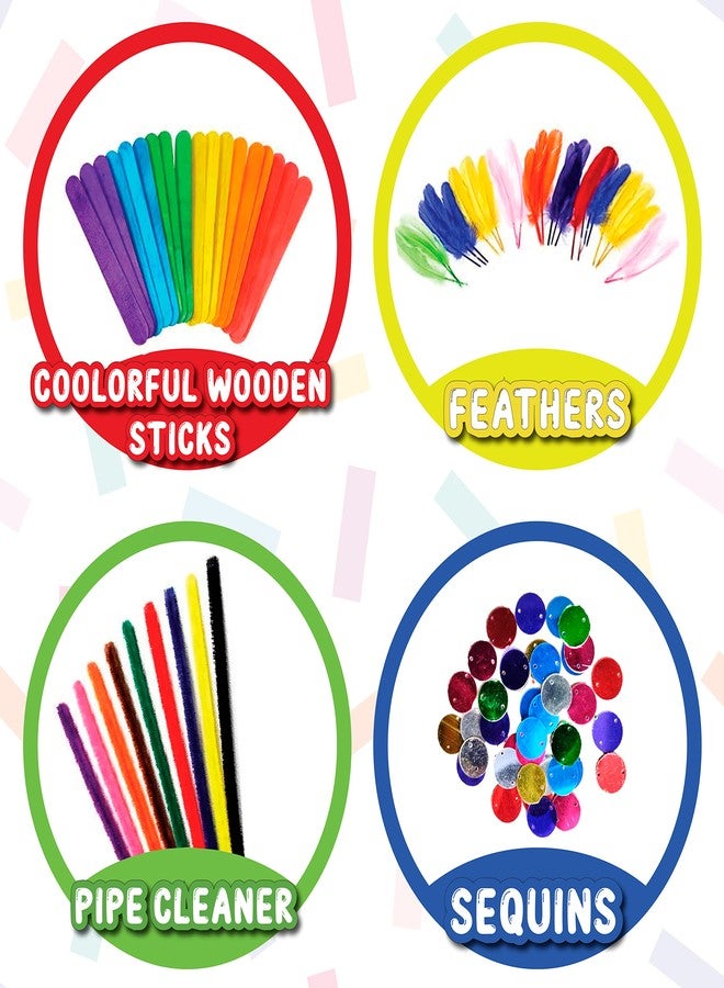 WONDRBOX 20 in 1 Art and Craft Kit for Girls and Boys with Crafts Supplies Set All Craft Materials Items for Kids DIY for All Ages 8-10, Age 9-12, Age 12-16 Old - Image 2